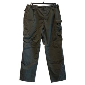 5.11 Tactical Men's OD Green Ripstop Cargo Pants 38x32 Relaxed Fit Work Hiking